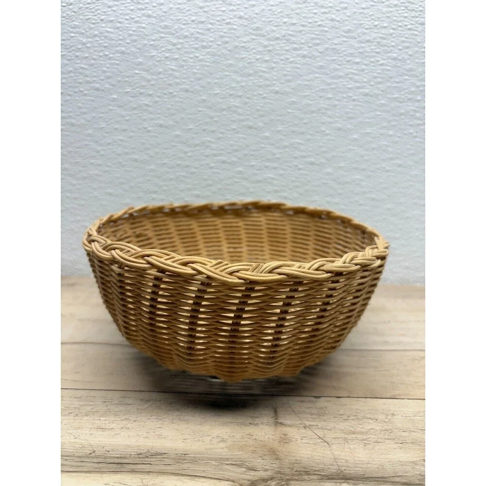 Vtg Handwoven Basket Cherokee Style Handmade In USA